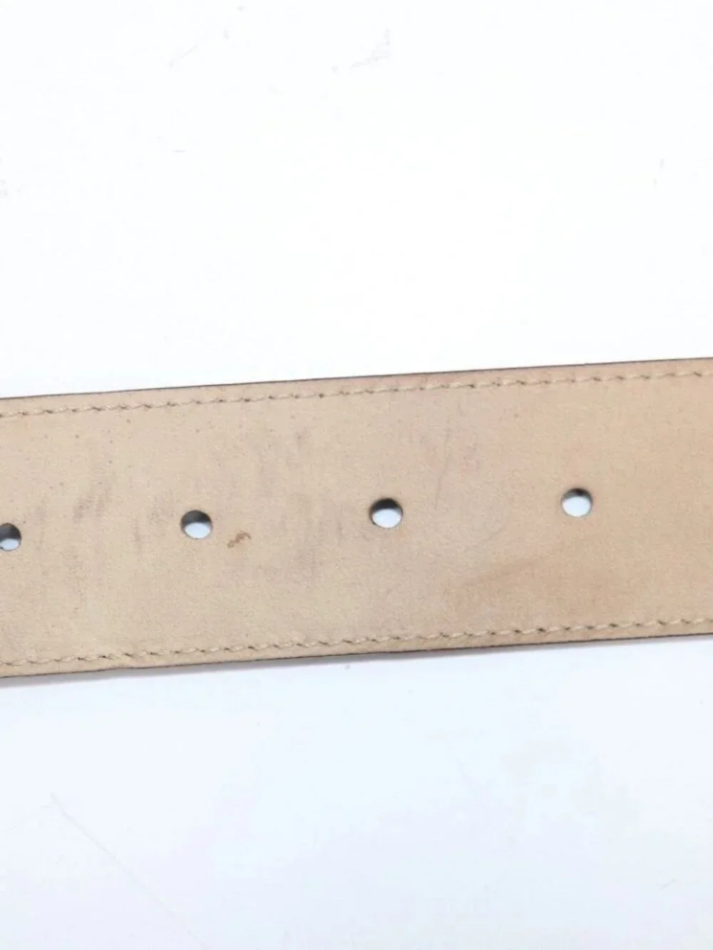 Gucci Interlocking Gold GG Belt 370543 Size 36 - Black/Brown women